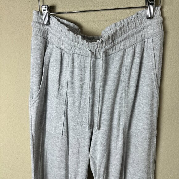 STARS ABOVE Super Soft Wide Leg Drawstring Sweatpants Size Small Grey w pockets - Picture 5 of 15